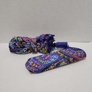 Vera Bradley ~ Romantic PaisleyTravel Umbrella ~ NWOT